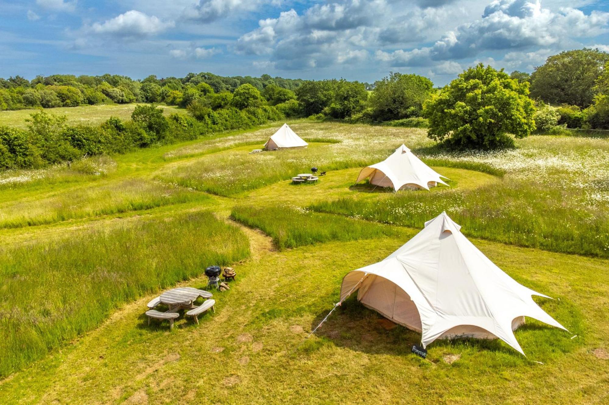 Cowslip At Blancas Bell Tents Villa Ringstead  Exterior foto