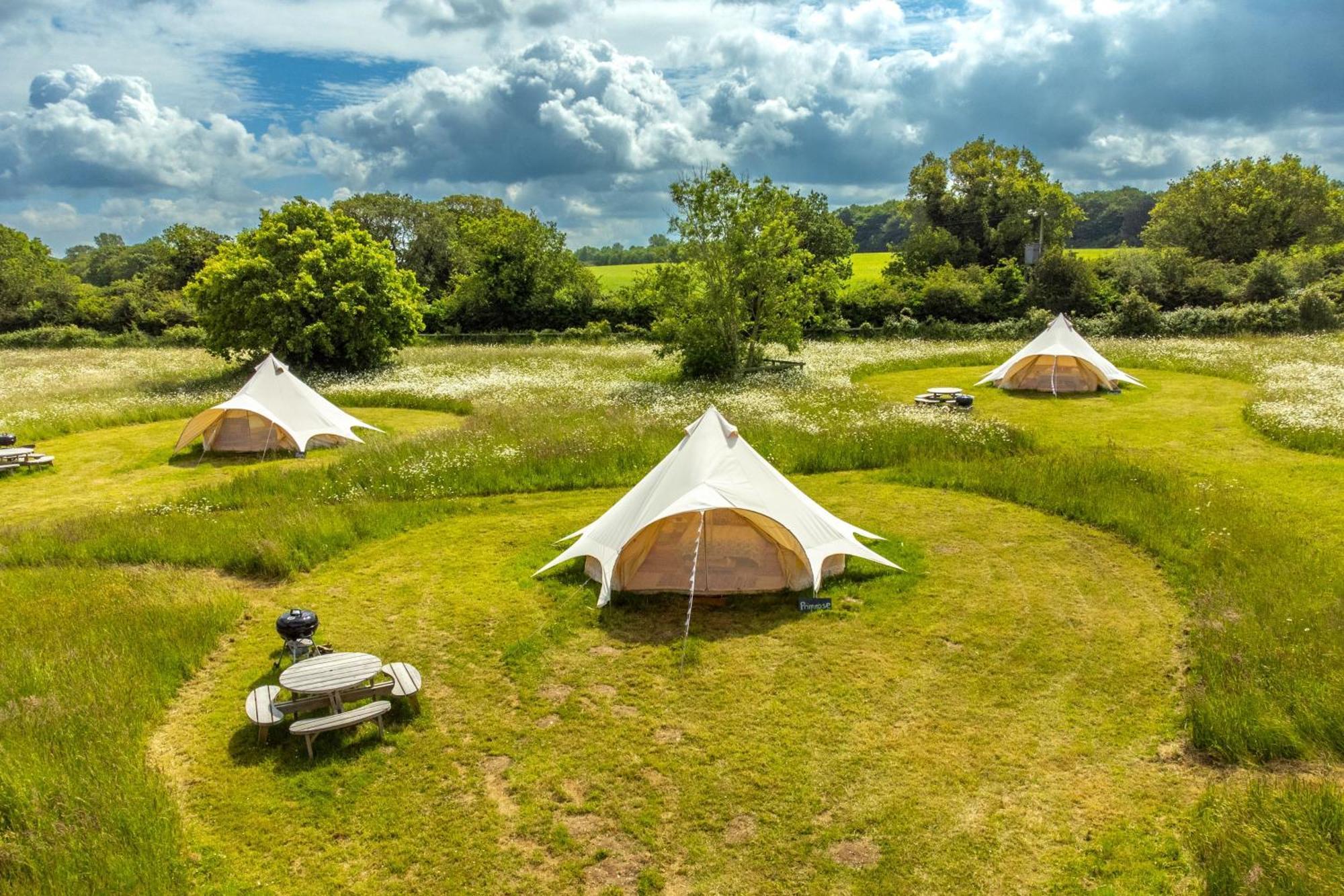 Cowslip At Blancas Bell Tents Villa Ringstead  Exterior foto