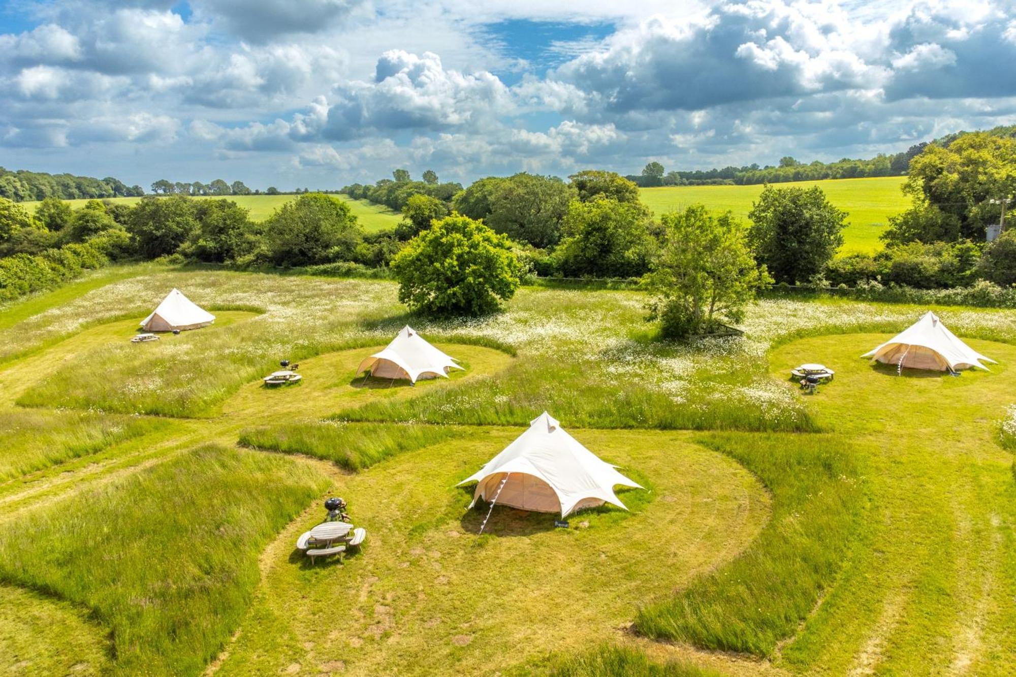 Cowslip At Blancas Bell Tents Villa Ringstead  Exterior foto