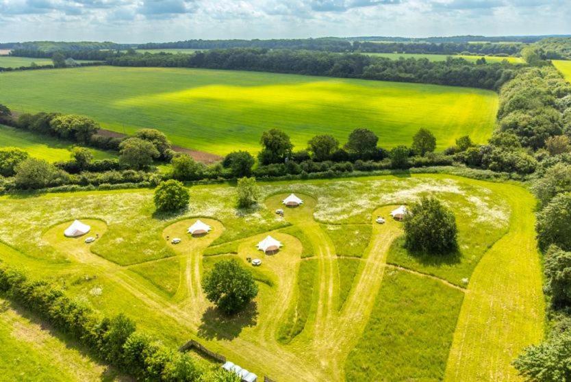 Cowslip At Blancas Bell Tents Villa Ringstead  Exterior foto